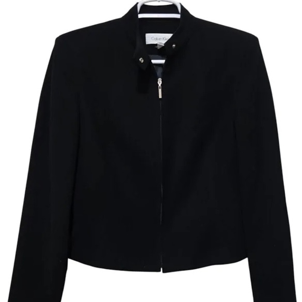 CALVIN KLEIN Vintage Women's Black Jacket Sz 6
